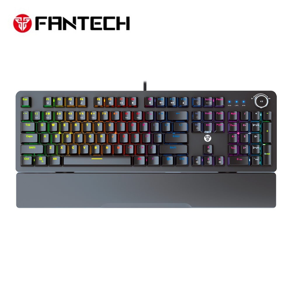 FANTECH MK853 RGB多媒體機械式電競鍵盤(英文版）